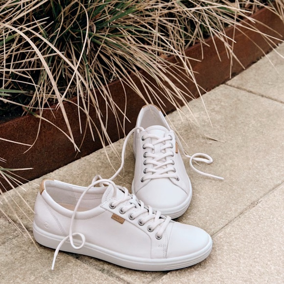 ECCO - Soft 7 Women's Leather Sneaker - Picture 1 of 11